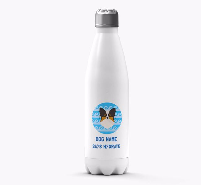 'Says Hydrate' - Personalised {breedFullName} Water Bottle